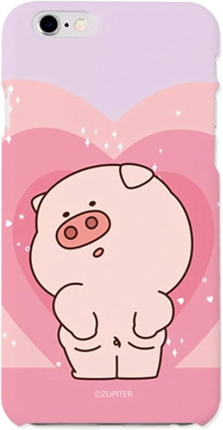 Amazon Co Jp 可愛い Kakao Talk Emoticons 韓国 Sns カカオトーク Zupiter Fat Pig 太った豚 絵文字 Heart Halo ハート 後光 キャラクター Iphone ケース 互換 対応と Galaxy ケース 互換 対応 ポリカーボネート ハード スマホケース Bts 42 03 03 Q003 Iphone Xs