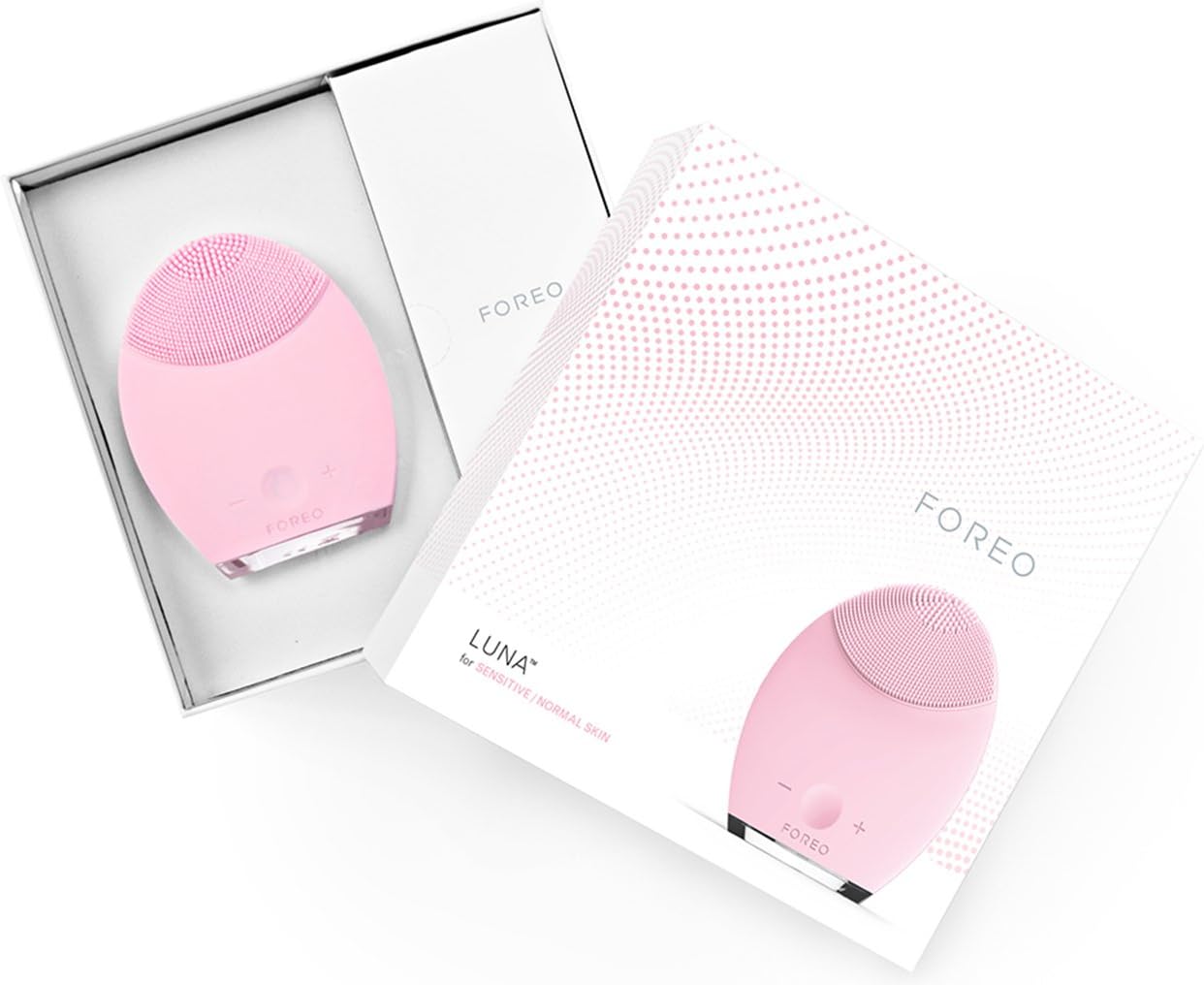 FOREO LUNA Face Exfoliator Brush and Silicone Cleansing Device for Combination Skin, with 2 Year Warranty & 10 Year Quality Guarantee - Image 3