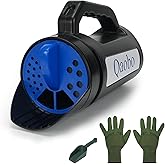 Qaobo 3-Adjustable-Setting Handheld Spreader, Multi-Use Lawn Spreaders for Fertilizer, Grass Seed, Salt and Ice Melt, Portable Spreader for Yard and Garden Snow Removal - Up to 80 Oz