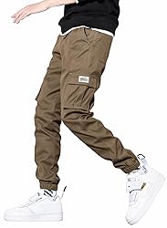 JMIERR Work Pants for Men Stretch Elastic Waist