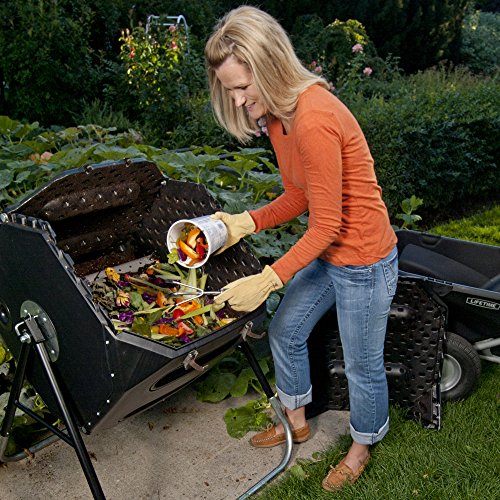 Lifetime 60028 65-Gallon Compost Tumbler