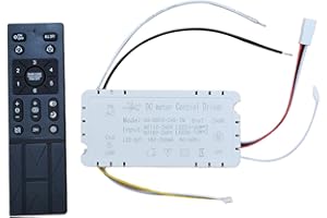 Replacement Ceiling Fan Remote, Ceiling Fan Remote Control Kit 6-Speed Adjustable Replacement for Home Bedroom(Not Include Ba