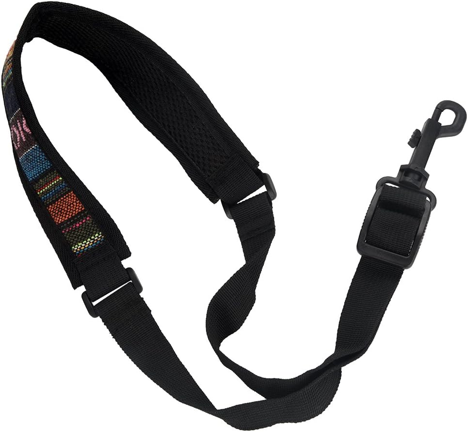 Universal Saxophone Neck Strap Folk Style Portable Cotton Adjustable