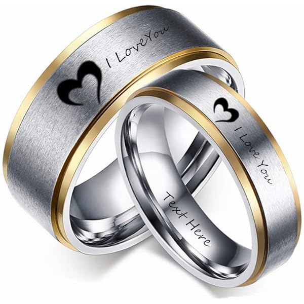 Amazon.com: His and Hers Unique Purple Stainless Steel 