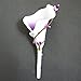 Lily Garden Artificial Flower Calla Lily Boutonniere Corsage with Ribbon (Purple Center)
