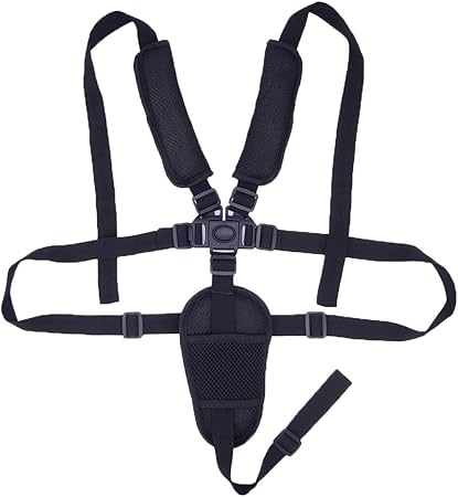 Aplus Bebe Harnais De Securite 5 Points Pour Poussette Chaise Haute Siege Securite Ceinture Avec Epauliere Reglable Amazon Fr Bebes Puericulture