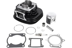 RANSOTO Top End Kit Cylinder Piston with Gasket Compatible with 1988-2006 Yamaha Blaster 200 YFS 200 Replace 2XJ-11311-02-00 3JM-11351-02-00