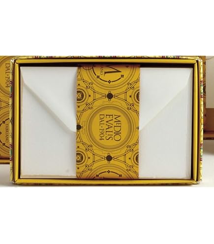 Fabriano Medioevalis Flat Blank Cards & Envelopes - 4-1/2\"x6-3/4\" (Box Of 20)