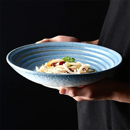 Tazón de Sopa Cerámica Gran Sopa Corrugada 3D Pasta Ramen ...