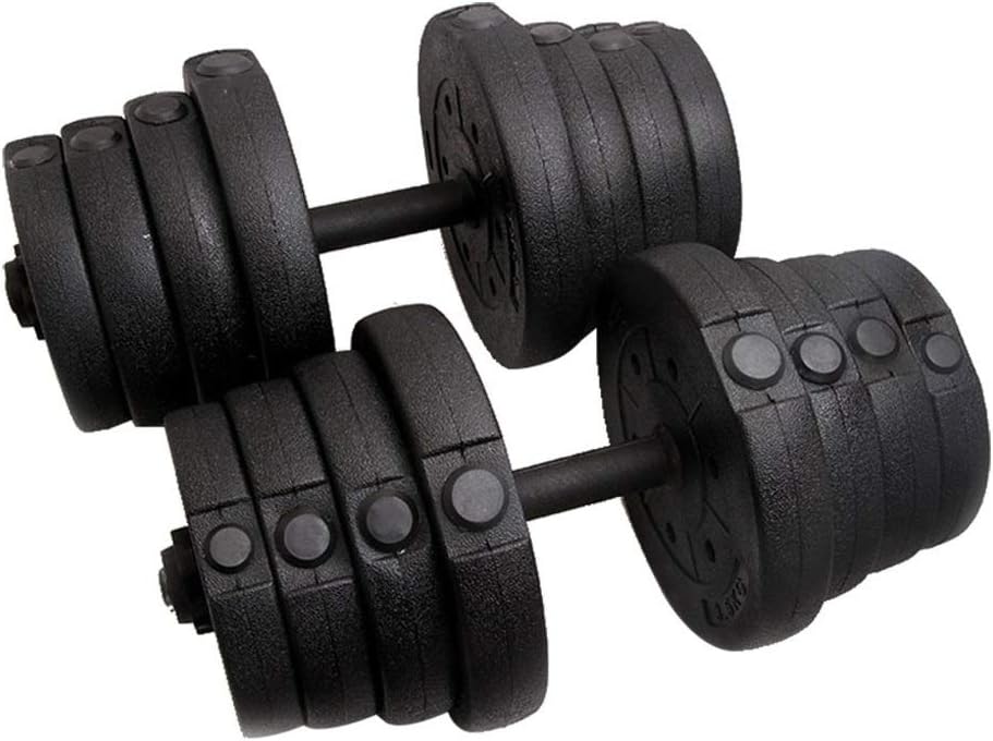 Xiaokeai Mancuerna Mancuernas Environmental Dumbbell Adjustable Weight Gym Barbell Rubber Coated Dumbbell Fitness Equipment 30 kg Mancuerna Mancuernas