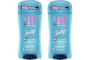 Secret Outlast Outlast XTEND Clear Gel Antiperspirant & Deodorant, Unscented, 2.6 Oz (2 Pack)