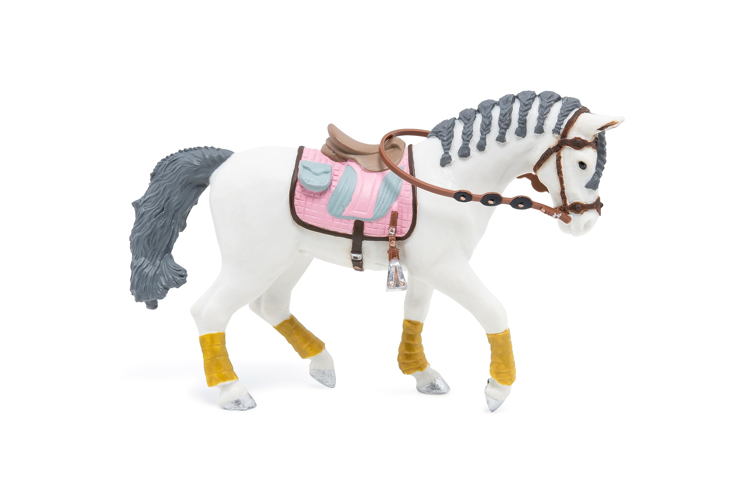 Papo 51525 Braided Mane Horse Figure