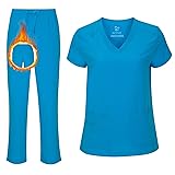 ACTIVE UNIFORMS Women's Cool Stretch V-Neck Top and