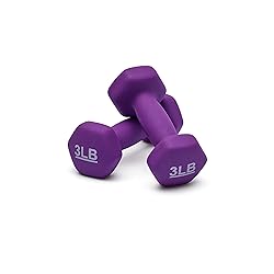 Amazon Basics Neoprene Dumbbell Hand Weights, 3