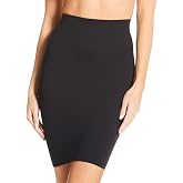 TC Fine Intimates Women's Sleek Essentials Hi-Waist Half Slip, 4736, Black, M