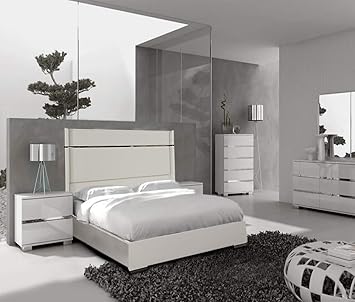 HomeTown Diana Highgloss King Bed