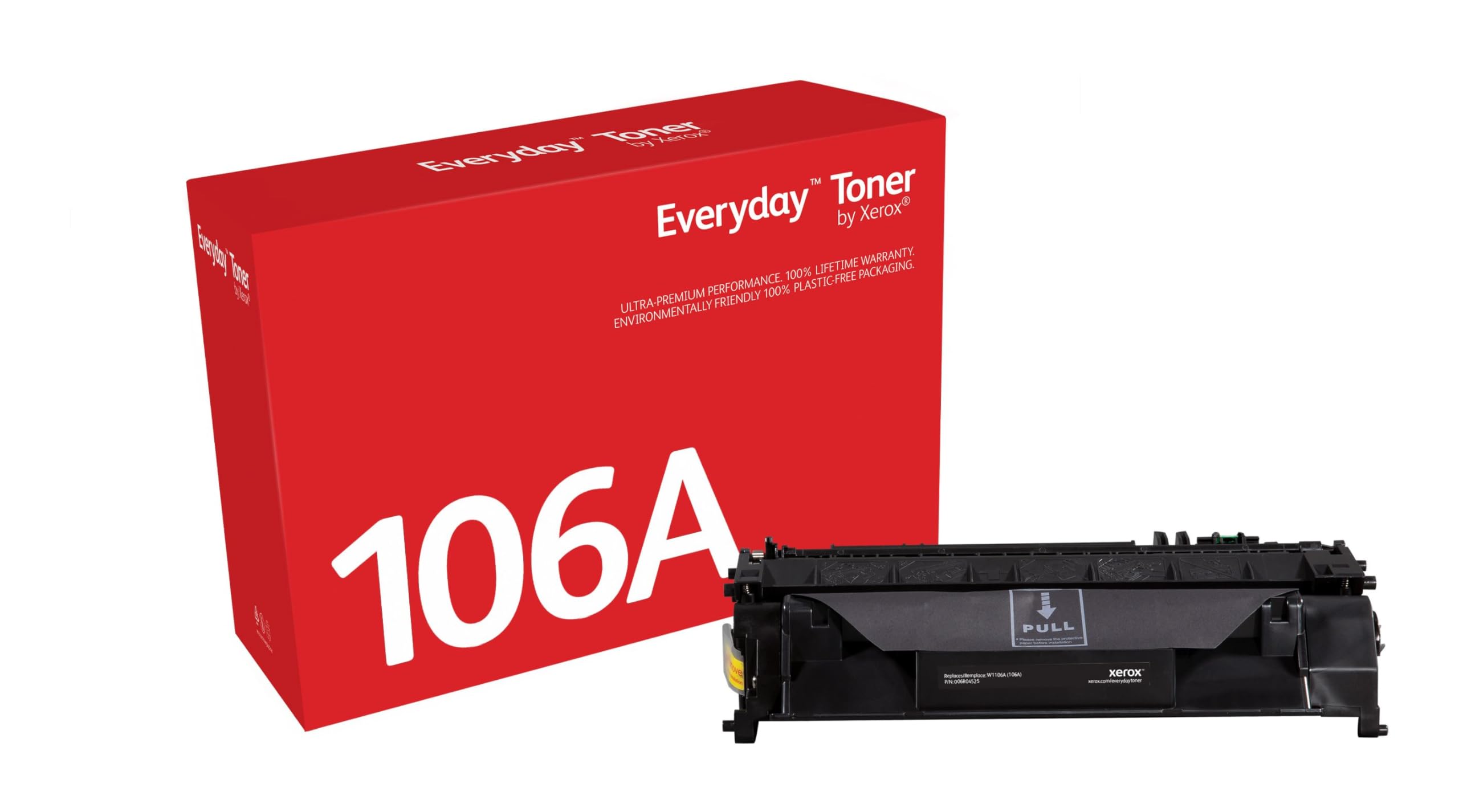 Everyday by Xerox Compatible HP 106A W1106A Black Toner, Standard Capacity