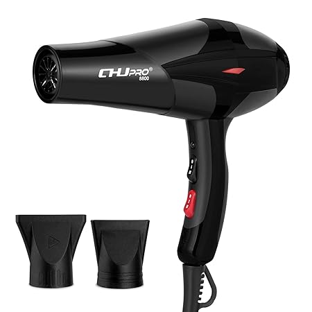 CHJPRO 2019 Ion Hair Dryer 2300 Watt Professional Salon Hair Dryer Test Winner 2018 Hair Dryer Powerful And Durable Motor For