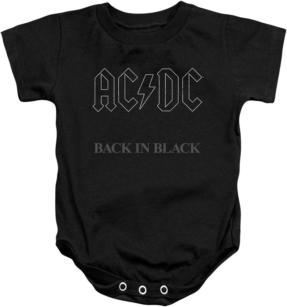 black infant onesie