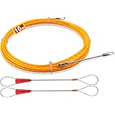32.8FT Electrical Fish Tape 10m |3.0 mm Wire Puller |2 Guide Springs |Wire Feeder