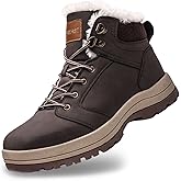 visionreast Men Womens Winter Snow Boots Insulated Outdoor Hiking Shoes Fur Lined Warm Boots
