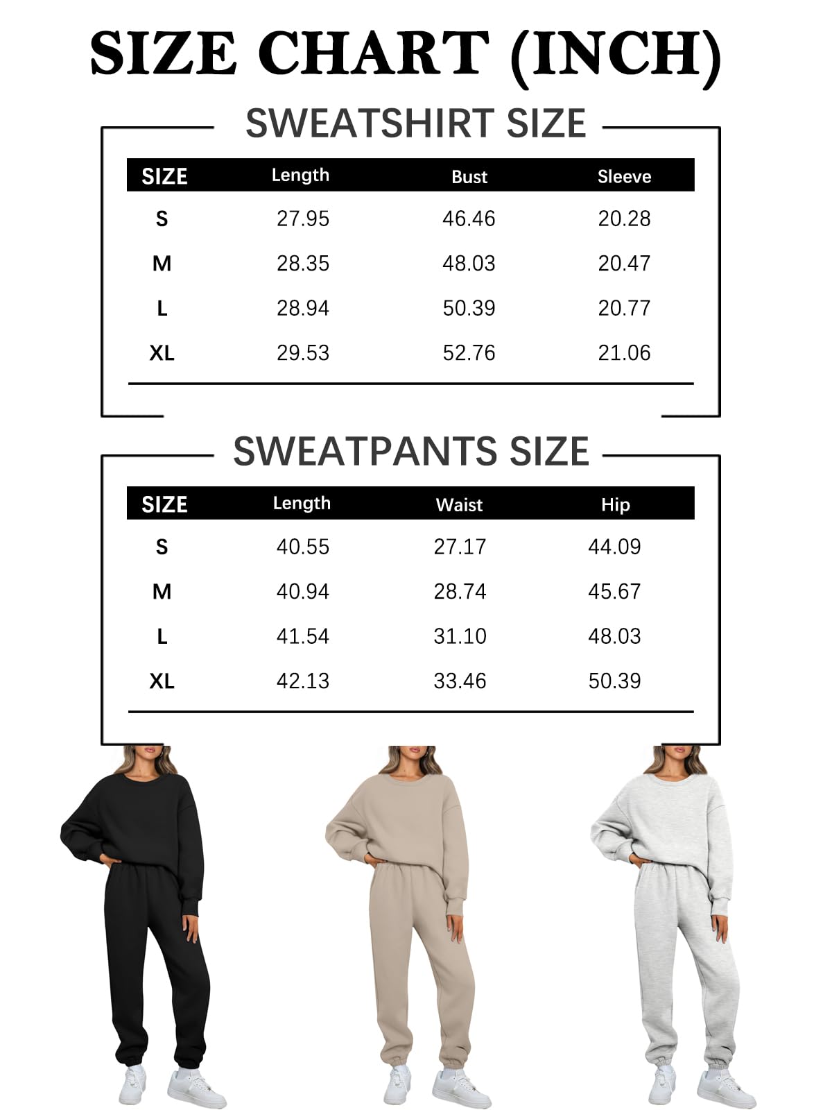 AUTOMET Sweatsuits for Women Set 2 Piece Outfits Oversized Sweatshirt Fall Outfits 2025 Lounge Sets Pullover Casual Trendy Y2k Clothing Sweatpants with Pockets CoffeeGrey L - Image 7