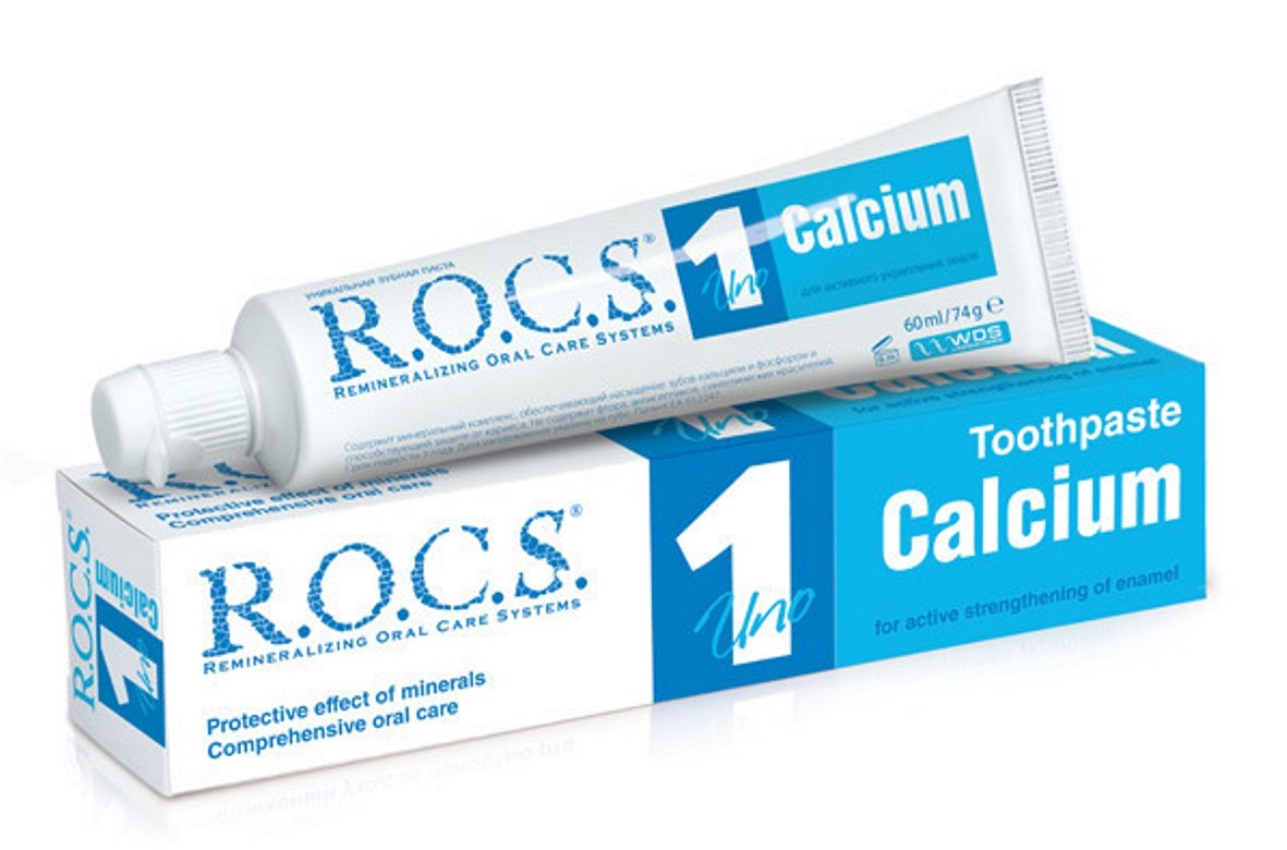 Dentifricio R.O.C.S. Uno Calcium / ROCS Best Toothpaste Amazon.it