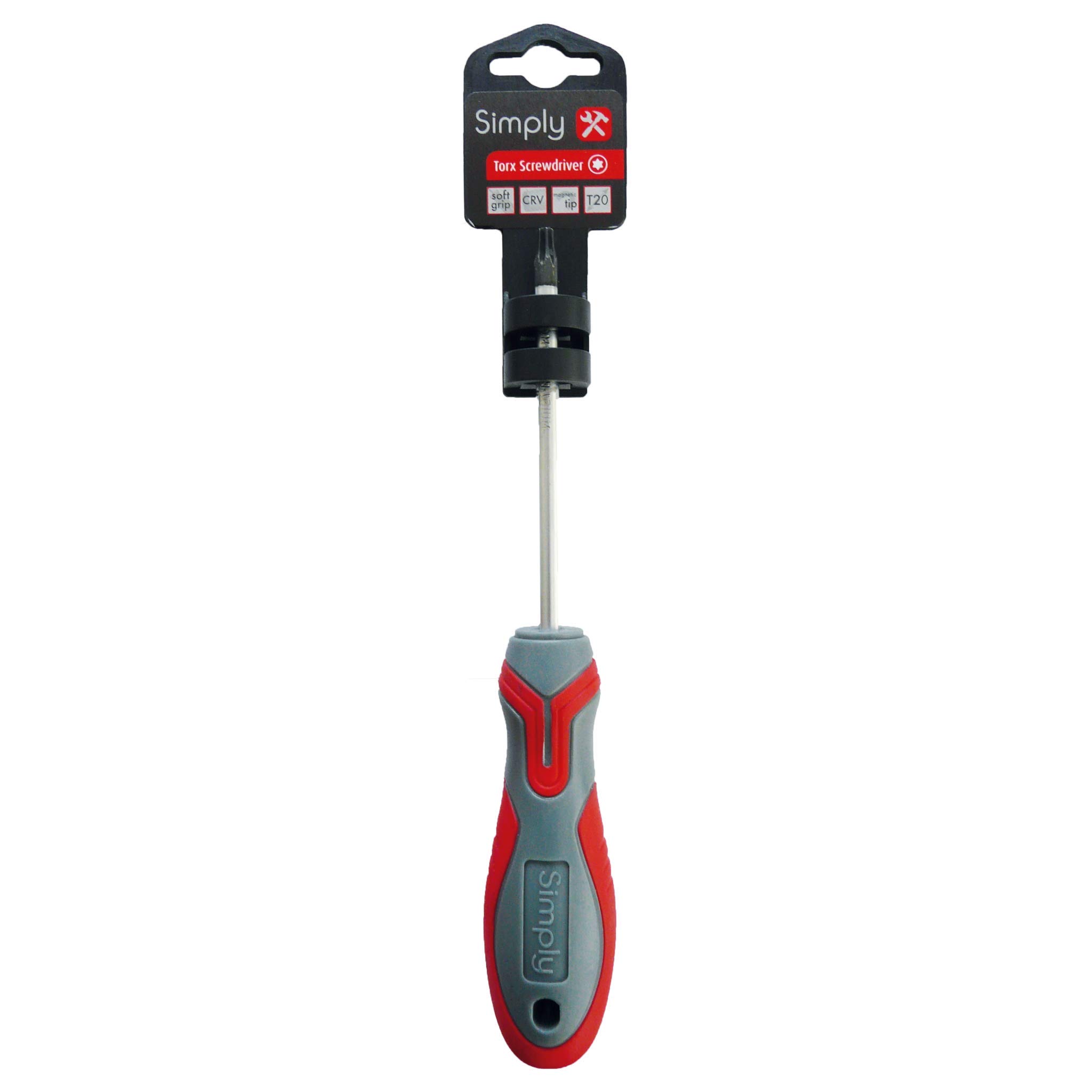 Simply T20 Torx Head Screwdriver with Greater Strength and Durability, Extra Grip on The Screws Head