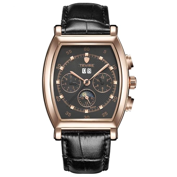 Mechanische Herren-Armbanduhr, wasserdicht, automatisch, quadratisch