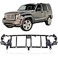 CarPartsDepot Grille Mounting Support Grill Bracket Compatible with Jeep Liberty Header Panel (2002-2004 Liberty)