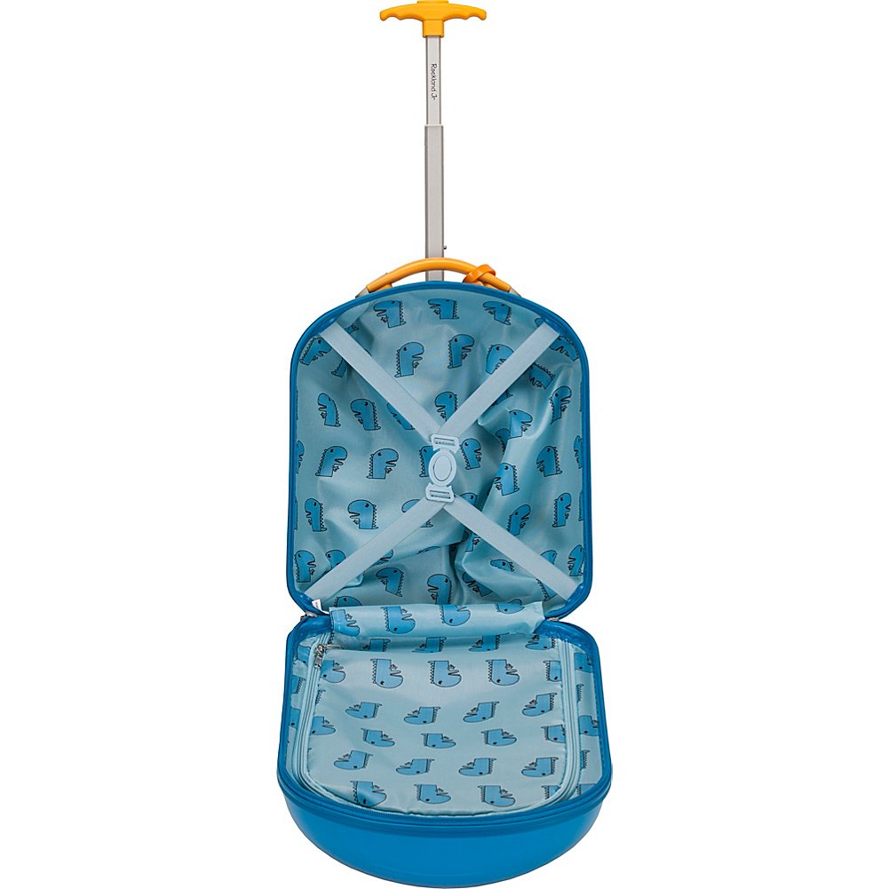 Rockland Jr. Kids' My First Hardside Spinner Luggage, Telescoping Handles, Owl, Carry-On 19-Inch