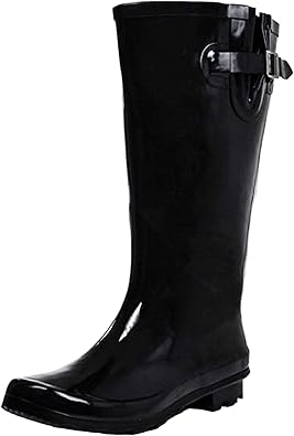 wide calf rain boots amazon
