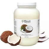Baja Precious Coconut Oil, 100% Pure, 1 Gallon | 100% Pure Coconut Oil, Expeller Pressed, Melts at +76 degrees Fahrenheit