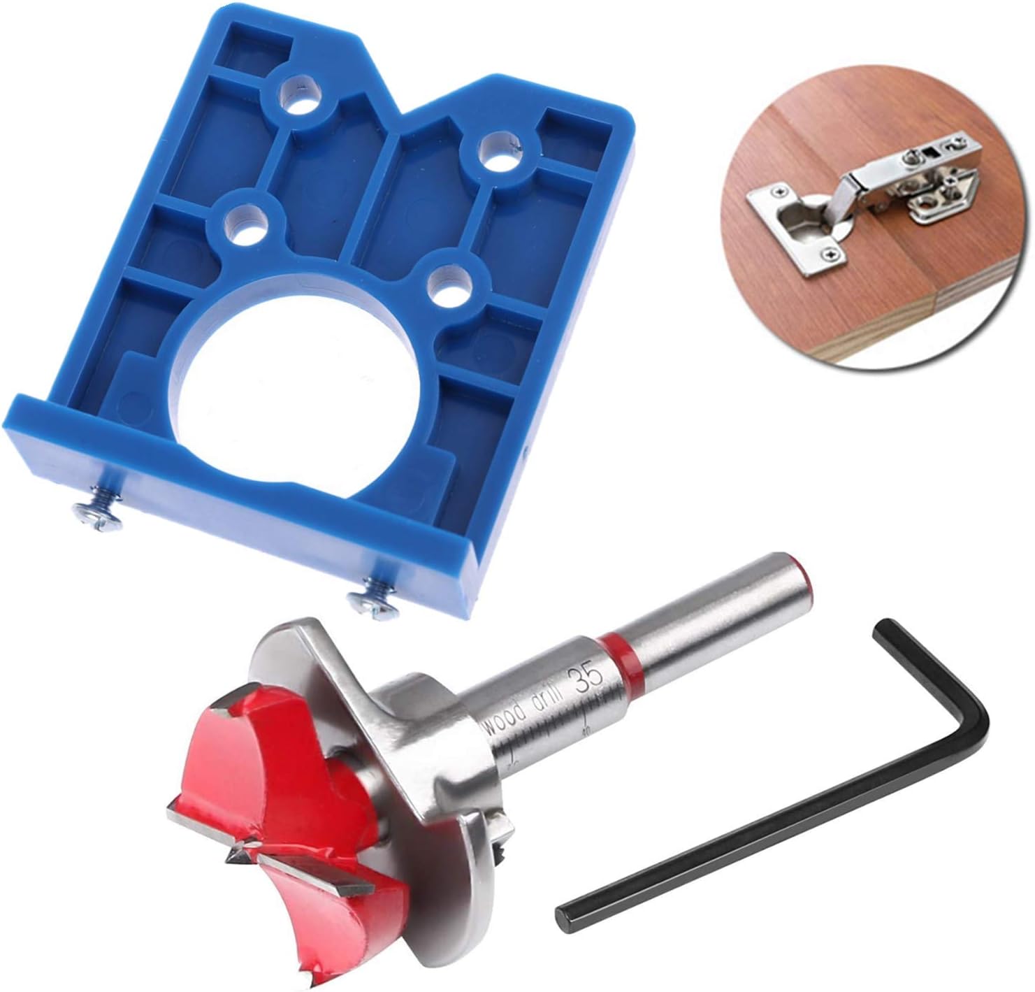 Concealed Hinge Jig Drill Guide Sets 35mm Hinge Boring Jig Hinge Hole
