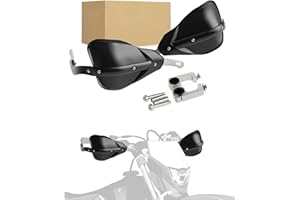 JFG RACING Dirt Bike Handguards,Universal 7/8" and 1 1/8" Brush Handlebar Motorcycle Hand Guards for Dirtbike Snowmobile Endu