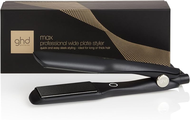 max breites Glätteisen: Für langes, dickes & lockiges Haar, Anti Frizz