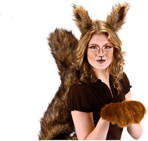 Amazon Elope イロープ Deluxe Oversized Squirrel Ears リス 耳 ヘアバンド コスプレ 仮装 通販