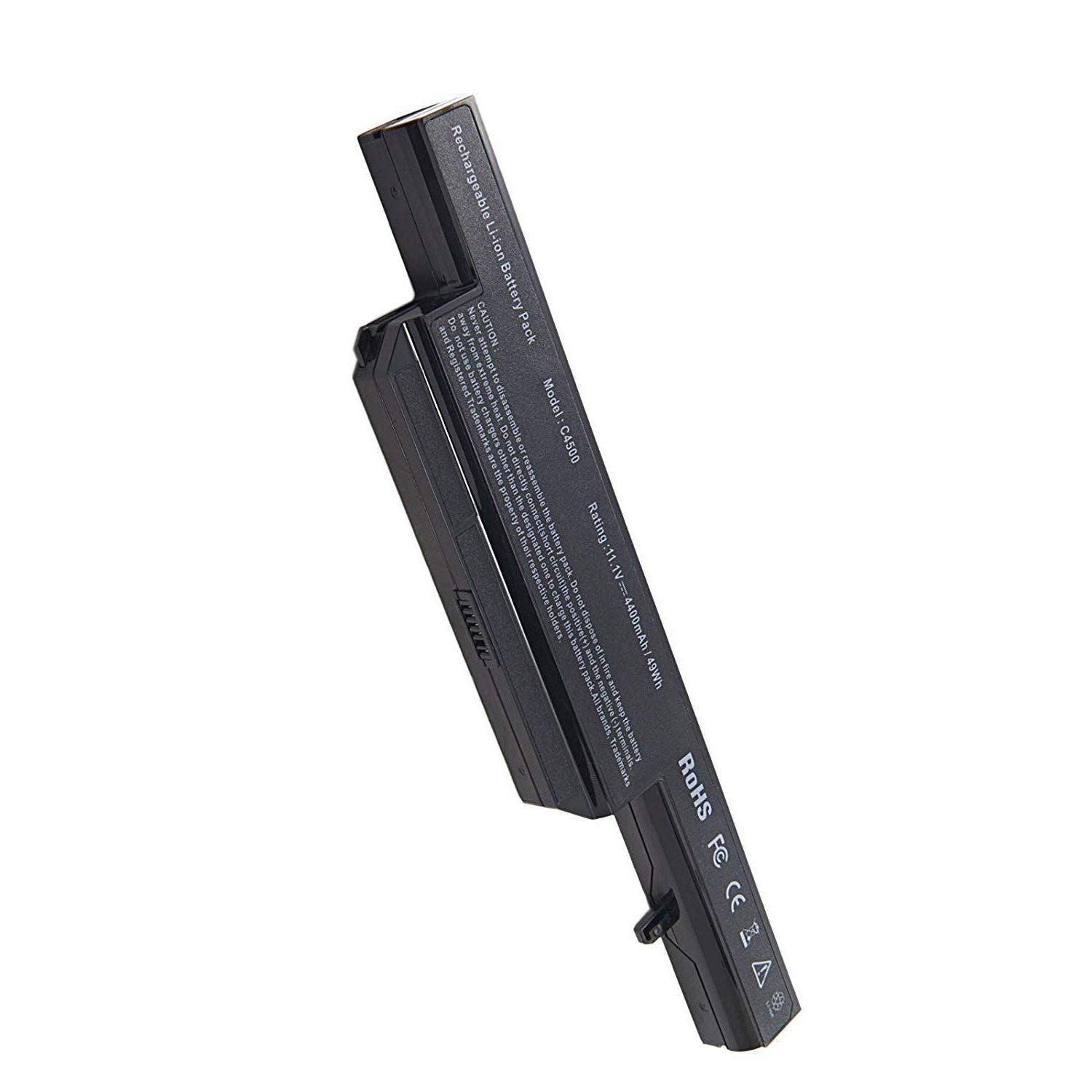 Zgszmall Replacement Laptop Battery FOR CLEVO C4500BAT-6 6-87-C480S-4G41 C4500BAT-6 Bat-B5105M