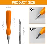 CNMTCCO Ring Doorbell Screwdriver Replacement Kit 18 Pieces Security Alloy view 2