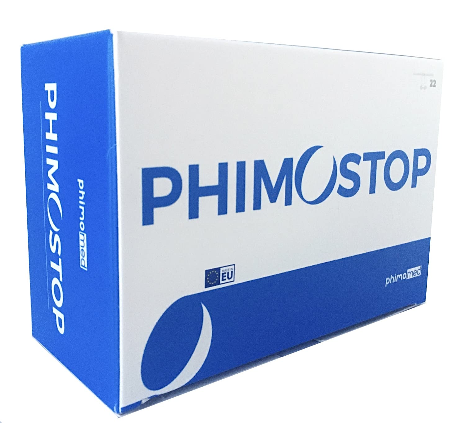 Phimomed - Phimostop 4.0 Phimosis Stretching Rings, EU Patented Medical Device for Phimosis Treatment Without Circumcision - Phimosis Stretcher Kit with 22 Silicone Tubes for All Types of Phimosis