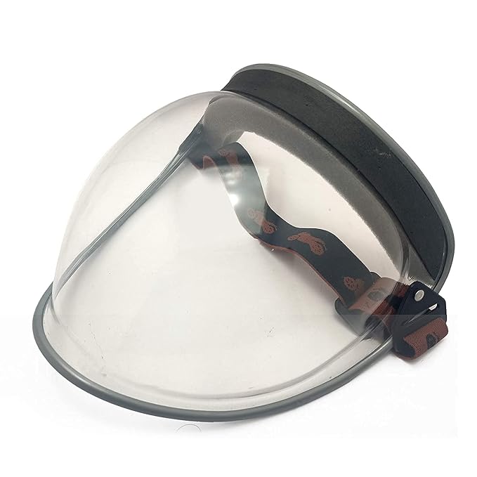 Adver corona Bubble Face Shield | Full Face Protection with adjustable band,Ideal for All Head Size, Unisex Helmet Visor