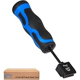 ICC 110 Punch Down Tool for 4-Pair Termination, 50 kg Impact, Blue | Seats and terminates 4 pairs at once on ICC 110 blocks and patch panels, 50 kg impact, 24-22 AWG, rotating cut blade, TAA