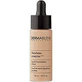 Dermablend Flawless Creator Multi-Use Liquid Foundation Makeup, Full Coverage Lightweight Buildable Foundation, Natural Finish, 1 Fl oz.