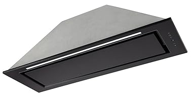 F. Bayer Dunstabzugshaube Leo 60GS Lüfterbaustein/Deckenhaube, Einbauhaube mit Fernbedienung