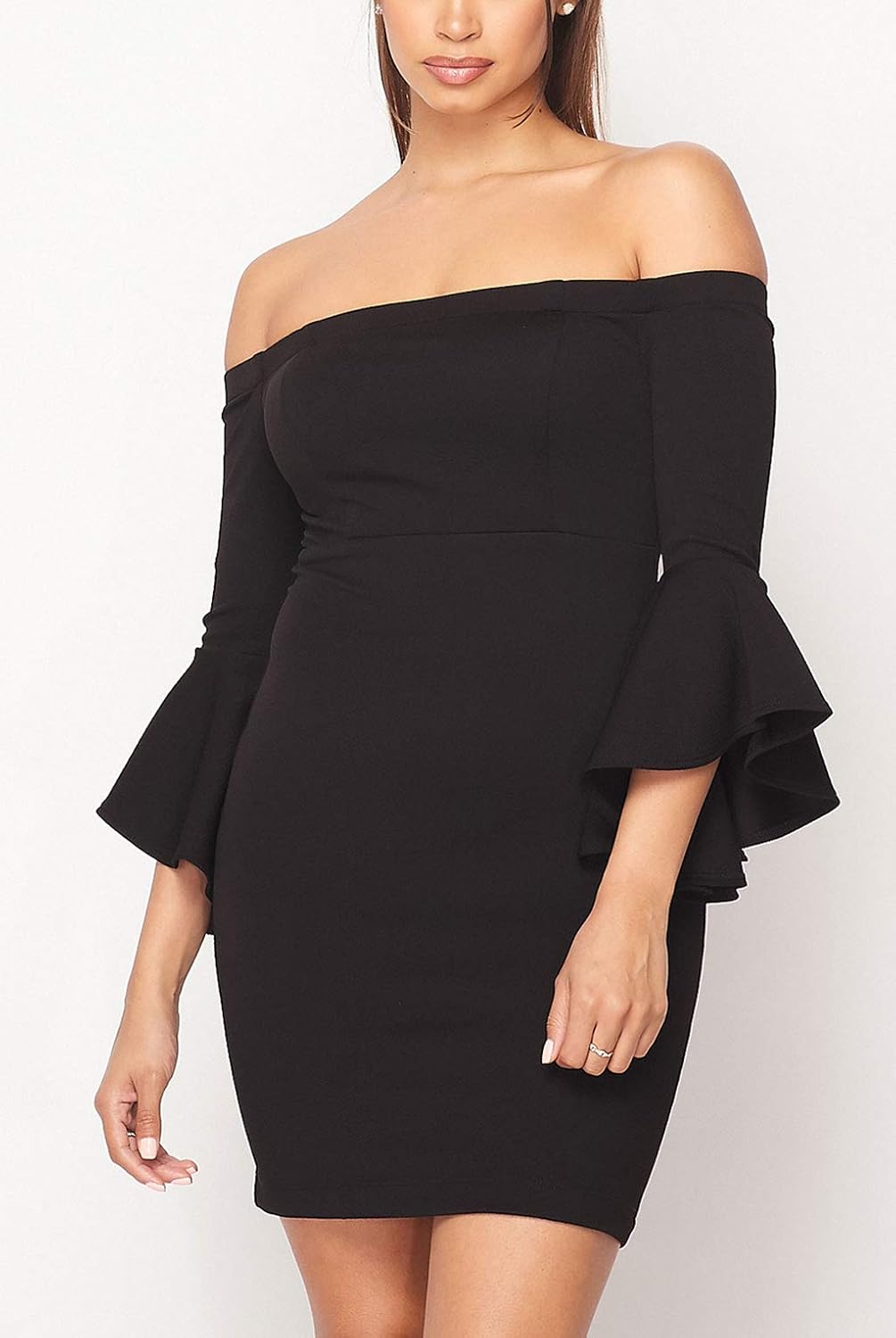 teeze me off the shoulder dress