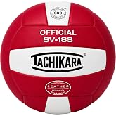 Tachikara Institutional Quality Composite Leather Volleyball, Royal-White