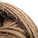 SOLEDI Natural Jute Twine String Rope Soft Floral Craft Wedding Gift Tags Wrap Decor Decoration Ornament DIY Handmade Retro Decor Photo Wall Lamp (1 Pcs X 328 Feet)