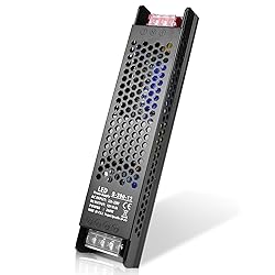 LED Driver 12V 200W 16.6A Slim LED Power Supply, AC
