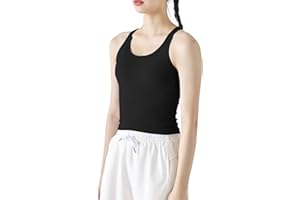 sphinx cat Ribbed Workout Short Racerback Tank Tops for Women with Built in Bra