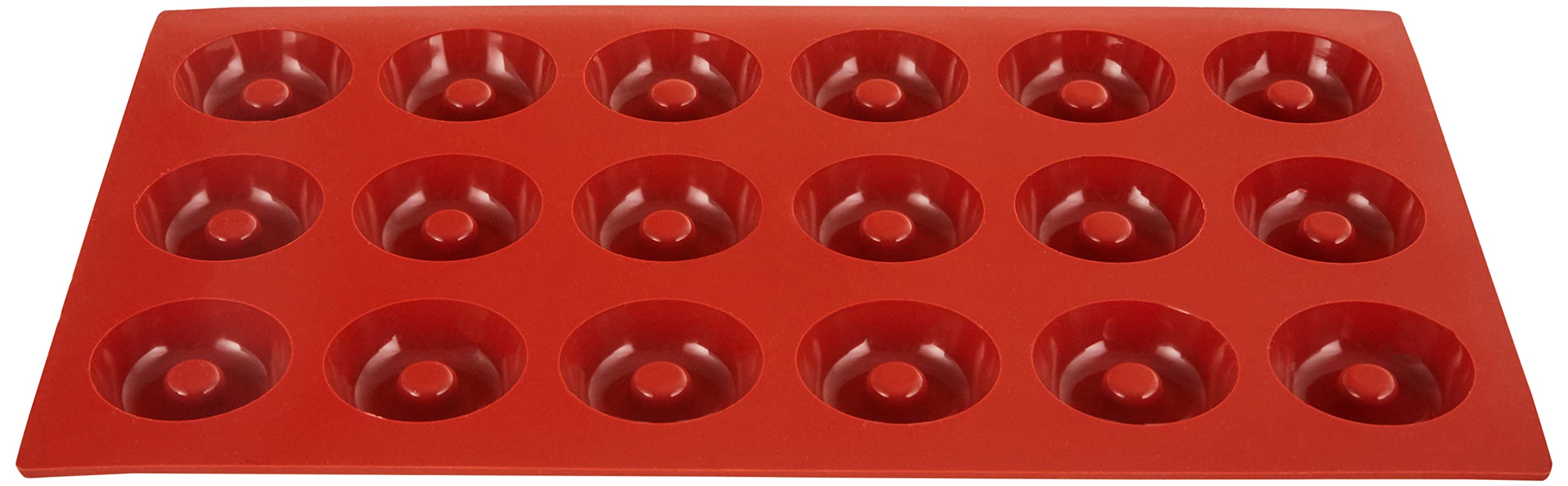 Silikomart | SF010 Silicone Mould for Monoportions SAVARIN, Non-stick, 18 cavities, Pack of 1 Cake Mould, Ø 41 h 12 mm, Made in Italy